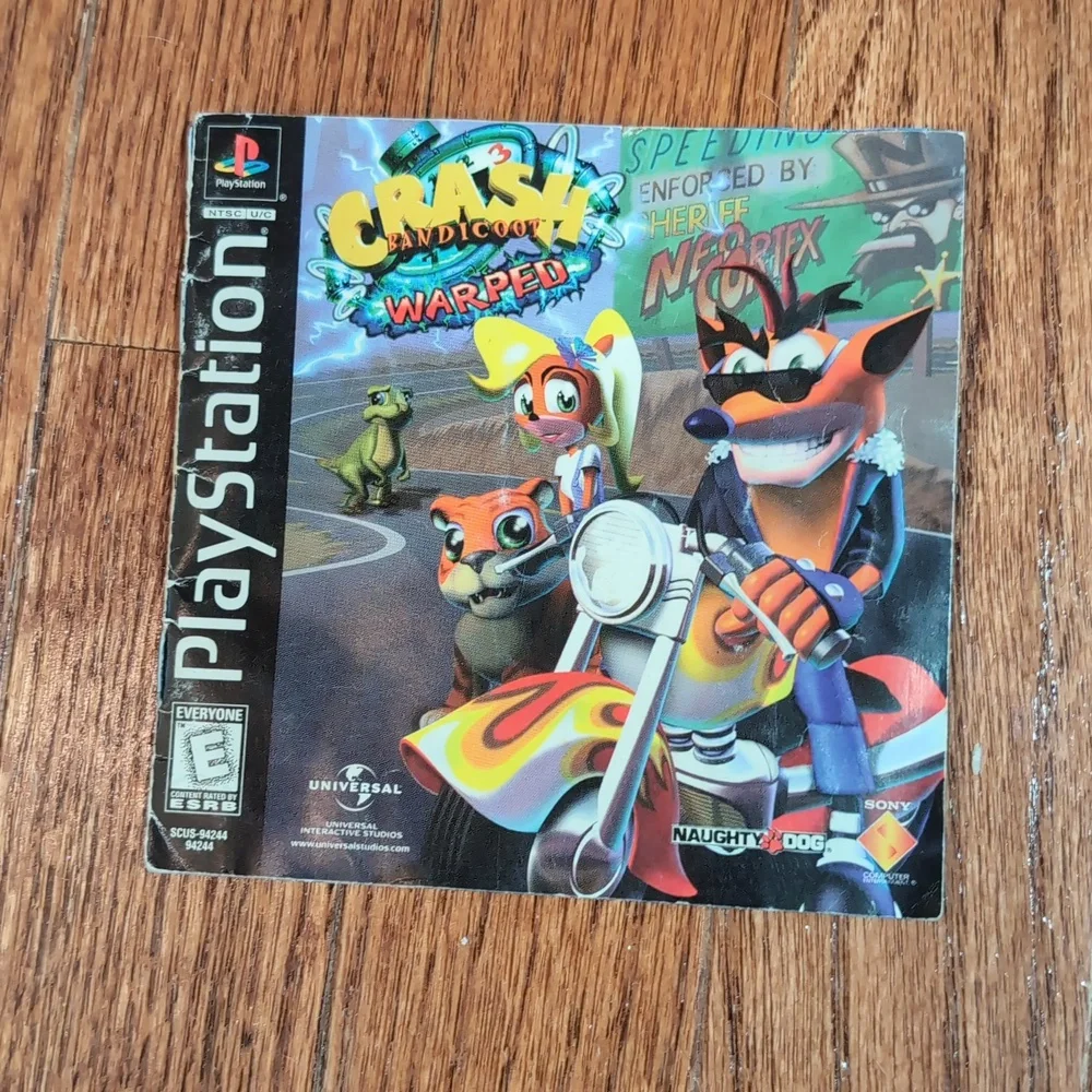 Crash Bandicoot Warped for Sony PlayStation 1 CIB